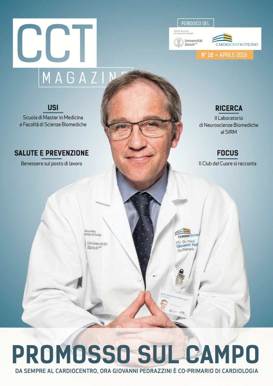 Foto pubblicate sul magazine n. 16 del CCT Cardio Centro Ticino